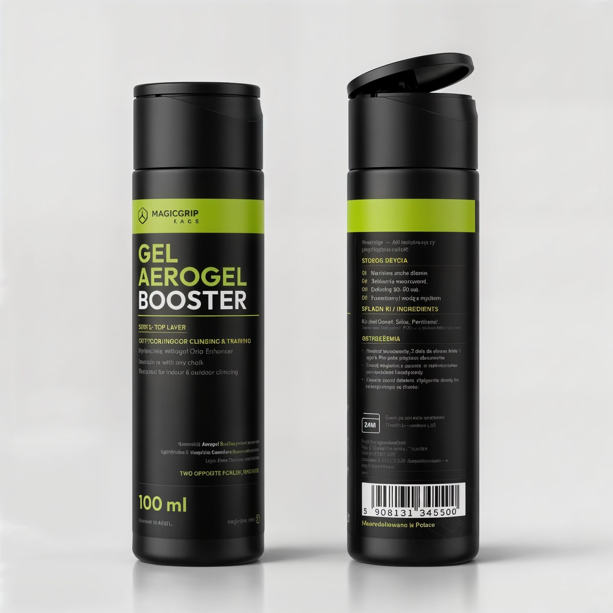 Product mockup GSG-02 GEL AEROGEL 100ml