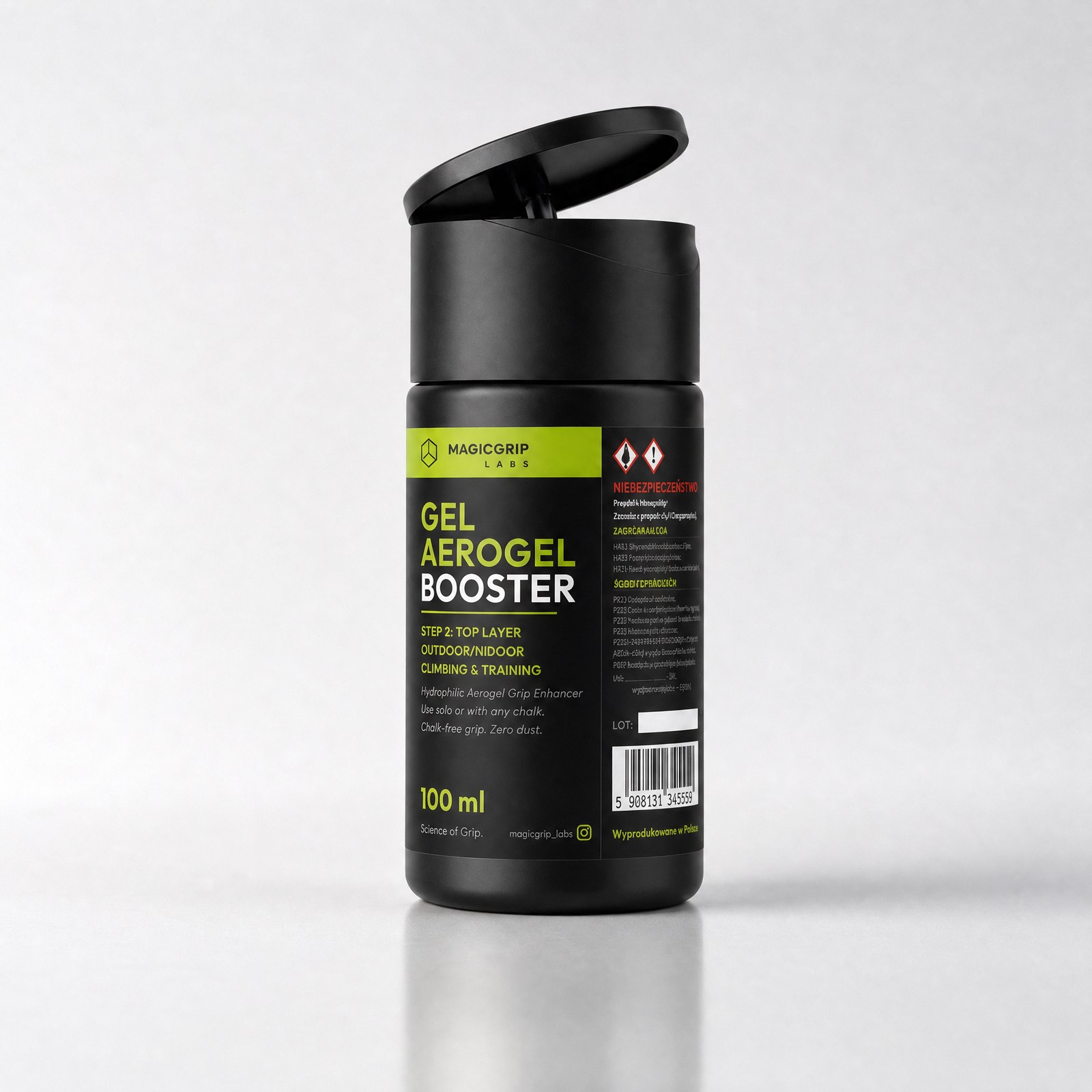 Product mockup GSG-02 GEL AEROGEL 100ml
