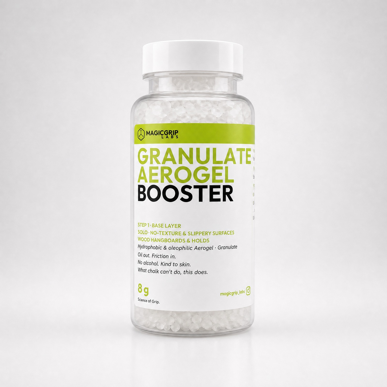 Product mockup GS-01 GRANULATE AEROGEL