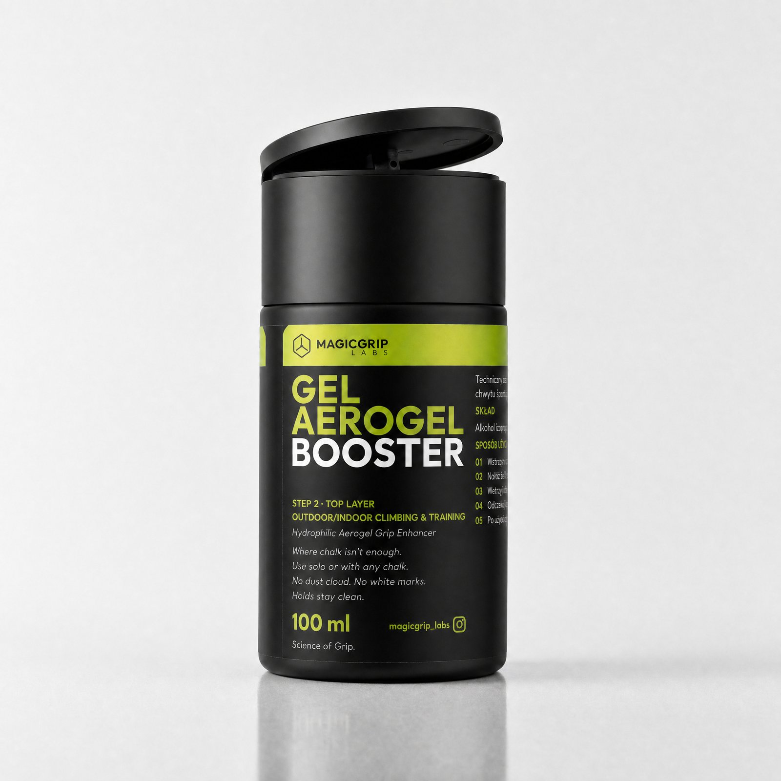 Product mockup GSG-02 GEL AEROGEL 100ml